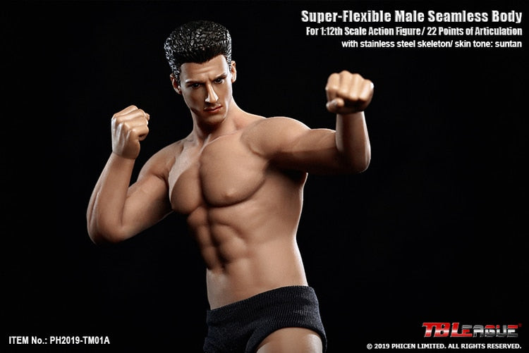 Phicen TBLeague TM01A Male Seamless 1/12 Action Figure – Movie Figures