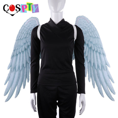 White Cosplay Feathered Wings