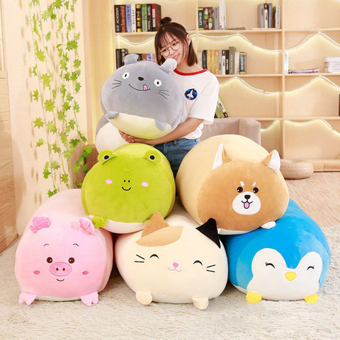 Plush Animal Pillows / 3 Sizes / 30/60/90 cm