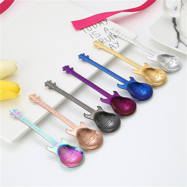 Rockin' Guitar Spoon / 1pcs / 7 colors