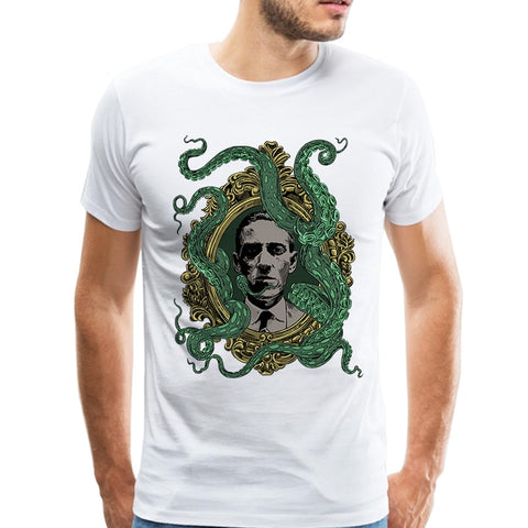 Cthulhu / Lovecraft Portrait / T-Shirt