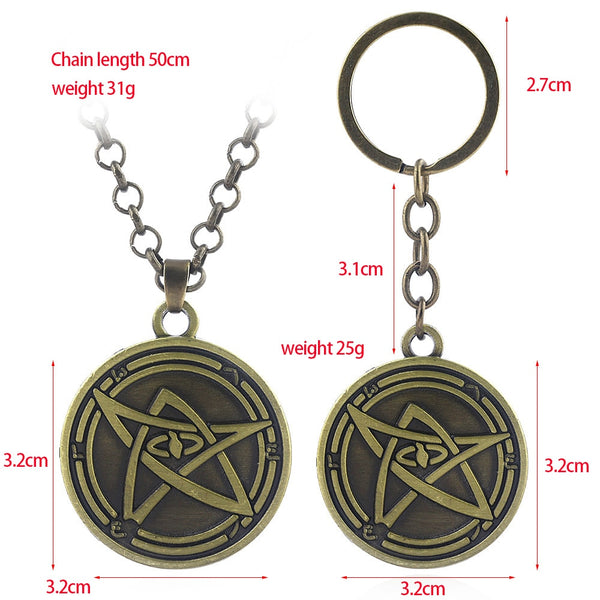 Lovecraft Cthulhu Mythos "Through The Gates" / Key Chain