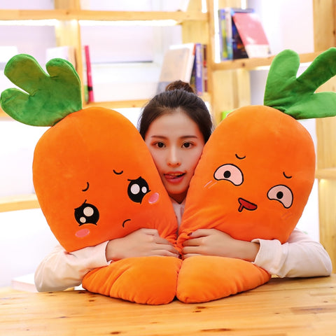 Carrot Heads / Pillow / Plushes / (4 Styles)