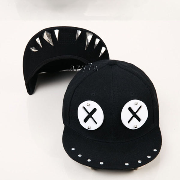 Devil Monster / Punk Hip Hop Cap / Dental Acrylic Bone (Unisex)