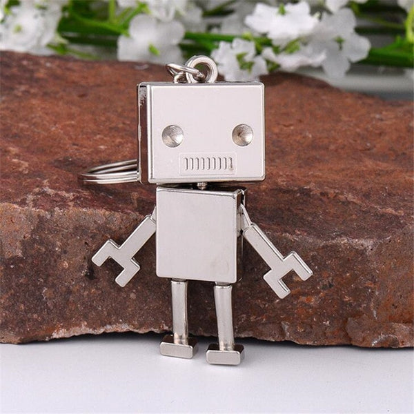 Poseable Robot Key Chain