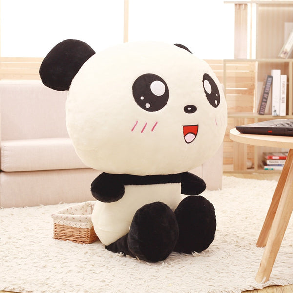 Kawaii Big Head Panda Plush / ( 28 inches tall! )