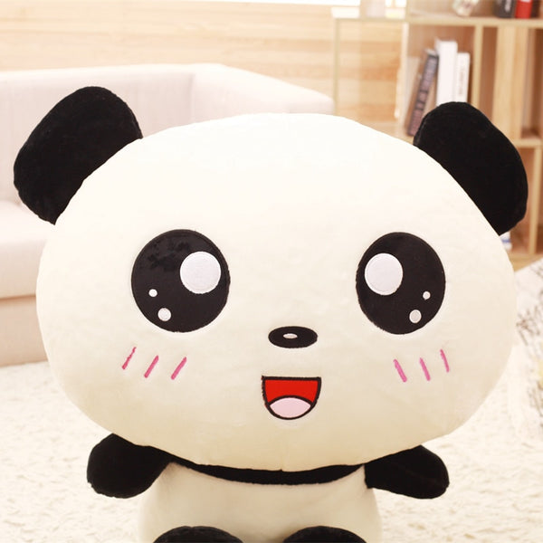 Kawaii Big Head Panda Plush / ( 28 inches tall! )