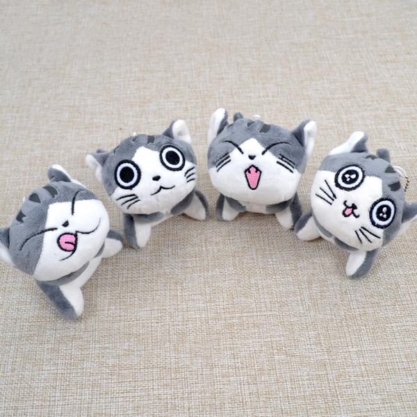 Plush Hungry Kitten 3.5 inch toy / 4 designs!