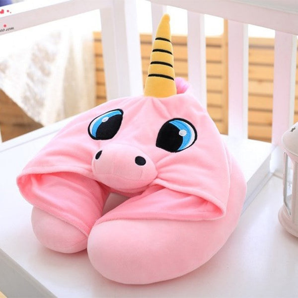 Cute Character / Hooded Neck Pillows