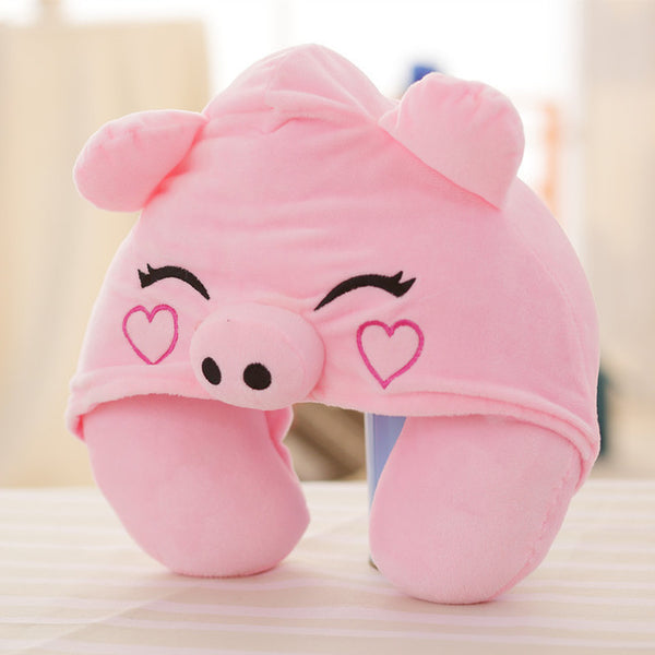 Cute Character / Hooded Neck Pillows