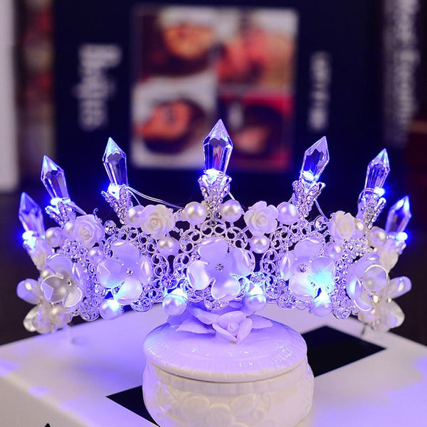 Magical Glowing LED Princess Tiaras / Costume Jewelry