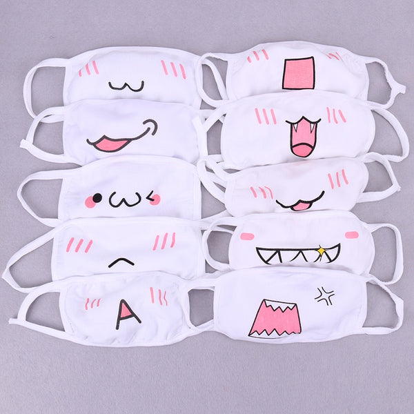 Cute Anime Mouth / Protective Face Masks / Unisex / (10 Styles)