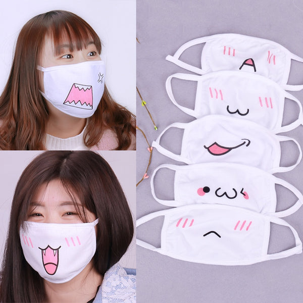 Cute Anime Mouth / Protective Face Masks / Unisex / (10 Styles)