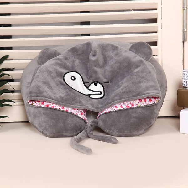 Cute Character / Hooded Neck Pillows