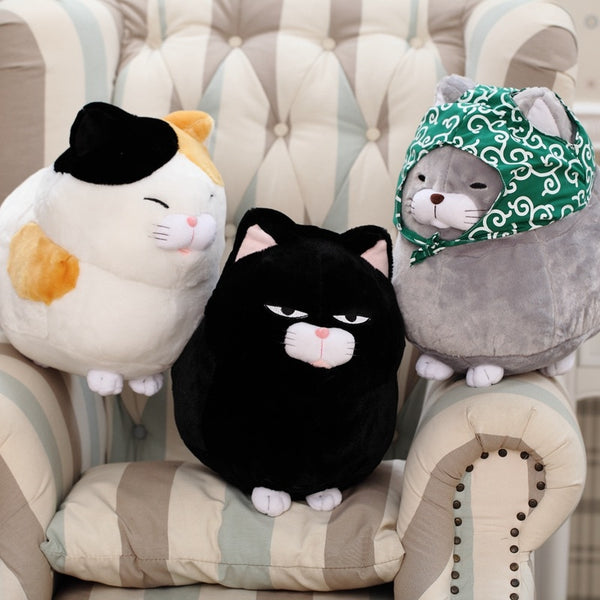 Plush Chubby Cats / 2 sizes