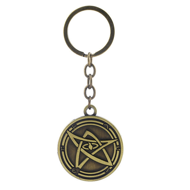 Lovecraft Cthulhu Mythos Elder Sign / Keyrings