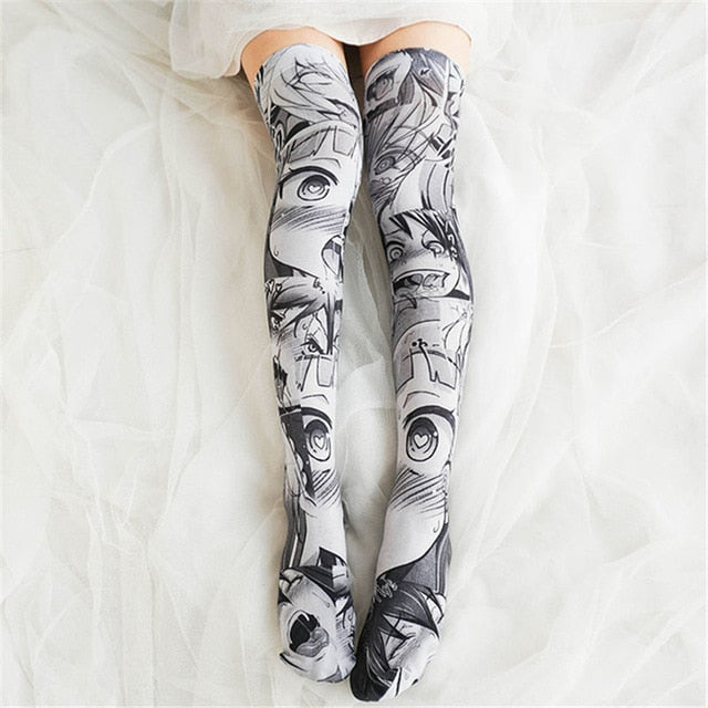 Anime Manga Girl / Thigh High Stockings